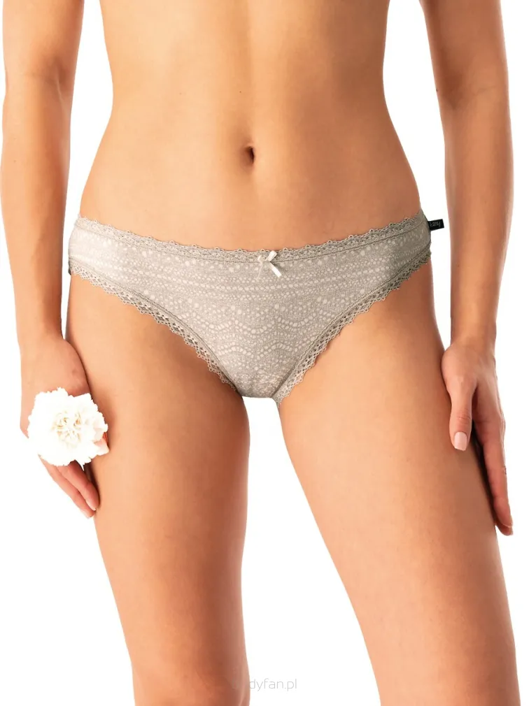 Figi damskie Key LPR 752 dwupak mini bikini z kokardką S–XL