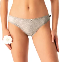 Figi damskie Key LPR 752 dwupak mini bikini z kokardką S–XL