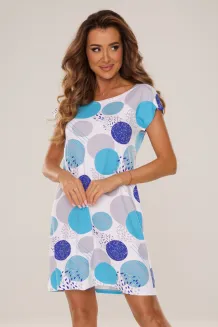 Koszula nocna De Lafense 860 Amelia – wiskoza, M–2XL - 2