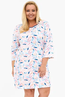 Koszula nocna damska Cornette Hannah 2 3/4 Plus Size bawełniana 3XL–5XL