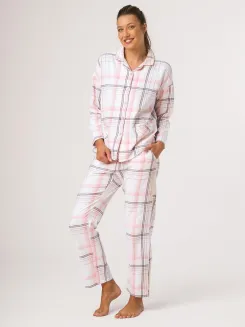 Piżama damska flanelowa Key LNS 415 XS-XL - 2