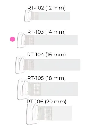 Ramiączka silikonowe z metalowym zaczepem 14 mm Julimex RT 103