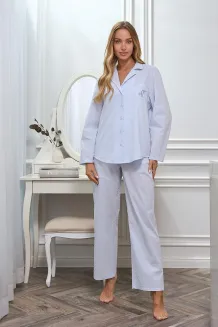 Piżama damska rozpinana L&L 2610 S-XL - 3