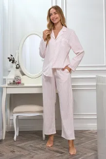 Piżama damska rozpinana L&L 2610 S-XL - 9
