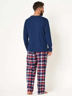 Piżama męska Key MNS 613 Flanela M-2XL - 2