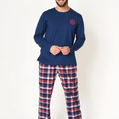 Piżama męska Key MNS 613 Flanela M-2XL