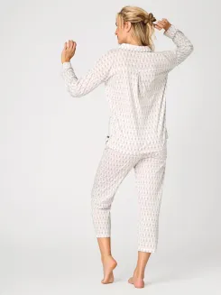 Piżama damska rozpinana Key LNS 879 2XL-3XL - 4