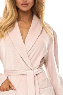 Elegancki szlafrok damski L&L 2510 Aura długi S-XL - 8