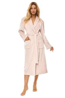 Elegancki szlafrok damski L&L 2510 Aura długi S-XL - 3