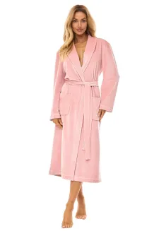 Elegancki szlafrok damski L&L 2510 Aura długi S-XL - 4