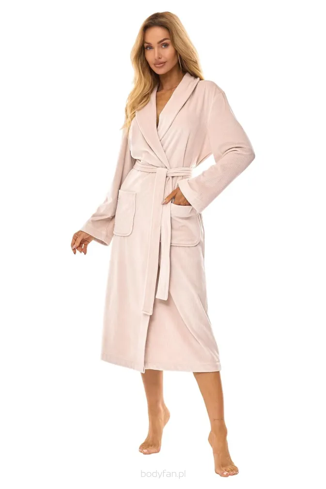 Elegancki szlafrok damski L&L 2510 Aura długi S-XL