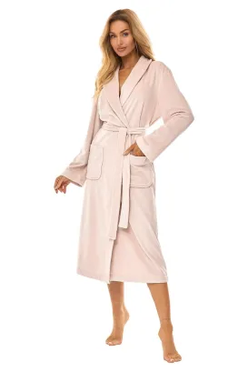 Elegancki szlafrok damski L&L 2510 Aura długi S-XL