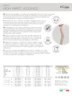 Antycellulitowe legginsy masujące 133 rozmiary do S do 5XL - 6