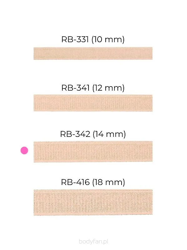 Ramiączka do stanika szerokość 14 mm Julimex RB 342