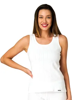 Podkoszulka damska Key Cotton Soft Jacquard LVS 190 S-XL - 2