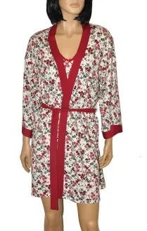 Szlafrok De Lafense 473 Mia 3XL-4XL damski - 4