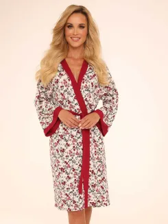 Szlafrok De Lafense 473 Mia 3XL-4XL damski - 3