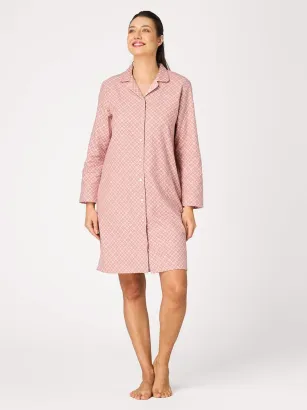 Koszula nocna z grubszej flaneli Key LND 743 S-XL