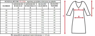Bawełniana koszula nocna Helena 6167 rozmiary 38-54 - 4