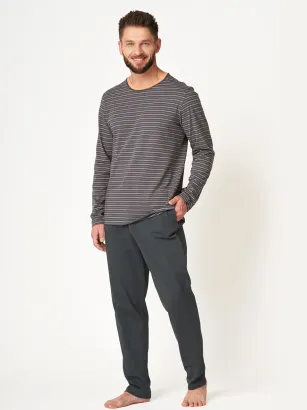 Piżama męska bawełniana Key MNS 303 M-2XL