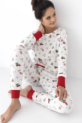 Piżama Sensis Samantha Christmas S-XL