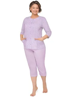 Piżama damska Martel Maria II 201 3/4 bawełna rozpinana M–2XL - 8