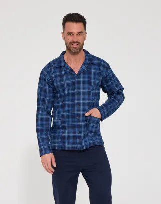 Piżama męska Cornette 114/87 S-2XL rozpinana
