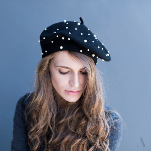 Beret Art Of Polo 18419 Delicate Pearl