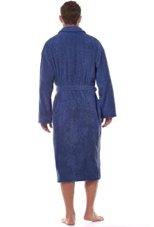 Szlafrok kąpielowy męski frotte 100% bawełna L&L 2450 M-2XL - 4