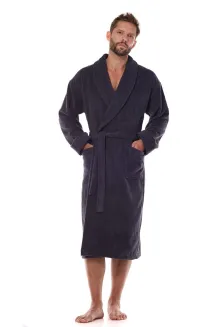 Szlafrok kąpielowy męski frotte 100% bawełna L&L 2450 M-2XL - 8