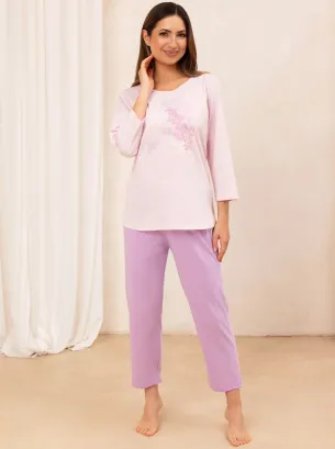 Bawełniana piżama damska Regina 706 2XL-4XL
