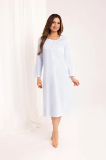 Koszula nocna Regina 016 bawełniana z haftem zapinana 3XL-4XL - 5