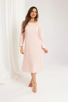 Koszula nocna Regina 016 bawełniana z haftem zapinana 3XL-4XL - 3