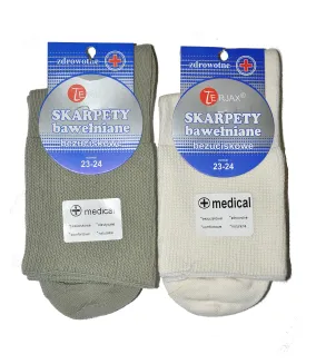 Skarpety damskie Terjax art.003 bezuciskowe bawełniane 36–41 - 13