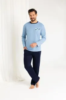 Piżama męska Regina 484 bawełniana z kieszeniami 2XL-3XL - 2