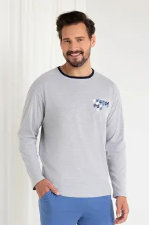Piżama męska Regina 484 bawełniana z kieszeniami 2XL-3XL - 4