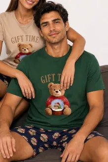 Świąteczna piżama męska Cornette 326/351 Gift Time 2  Christmas S-2XL - 3