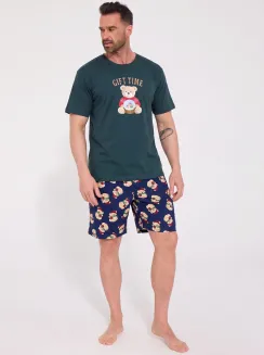 Świąteczna piżama męska Cornette 326/351 Gift Time 2  Christmas S-2XL - 2