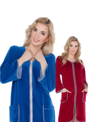 Podomka welurowa zapinana rozmiary od S do 9XL