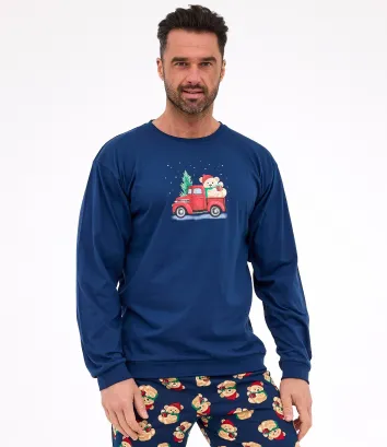 Piżama męska Cornette 115/290 Teddy 2 Christmas S-2XL