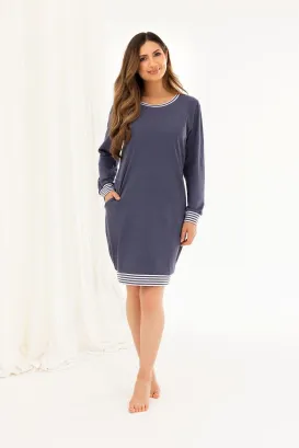 Koszula nocna damska z kieszeniami Regina 159 M-XL
