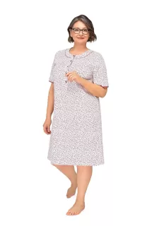 Koszula nocna na guziki Martel Basia I 263 M-3XL - 2