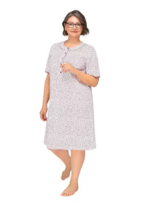 Koszula nocna na guziki Martel Basia I 263 M-3XL