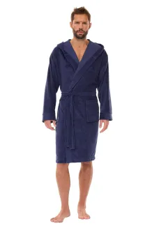 Szlafrok męski frotte L&L 2521 M-2XL bambus bawełna - 6
