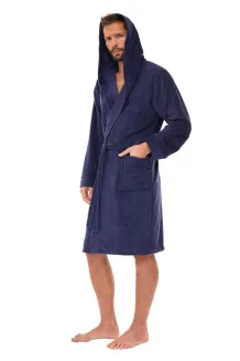 Szlafrok męski frotte L&L 2521 M-2XL bambus bawełna - 2