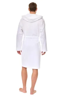 Szlafrok męski frotte L&L 2521 M-2XL bambus bawełna - 7
