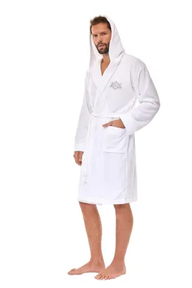 Szlafrok męski frotte L&L 2521 M-2XL bambus bawełna