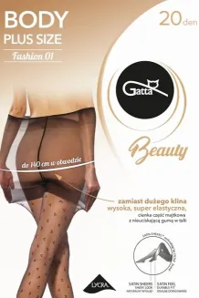 Rajstopy Gatta Body Plus Size Fashion 01 20 den 3-6 - 2