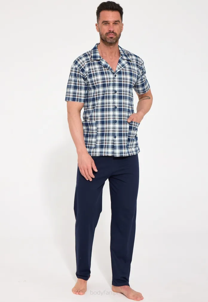 Piżama męska rozpinana Cornette 318/61 M-2XL