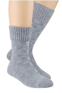 Skarpety Steven art.093 Prążek Wełniane damskie 35-40 - 6